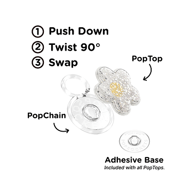 Secondary image for hover Tidepool Squishy Daisy White &mdash; PopTop